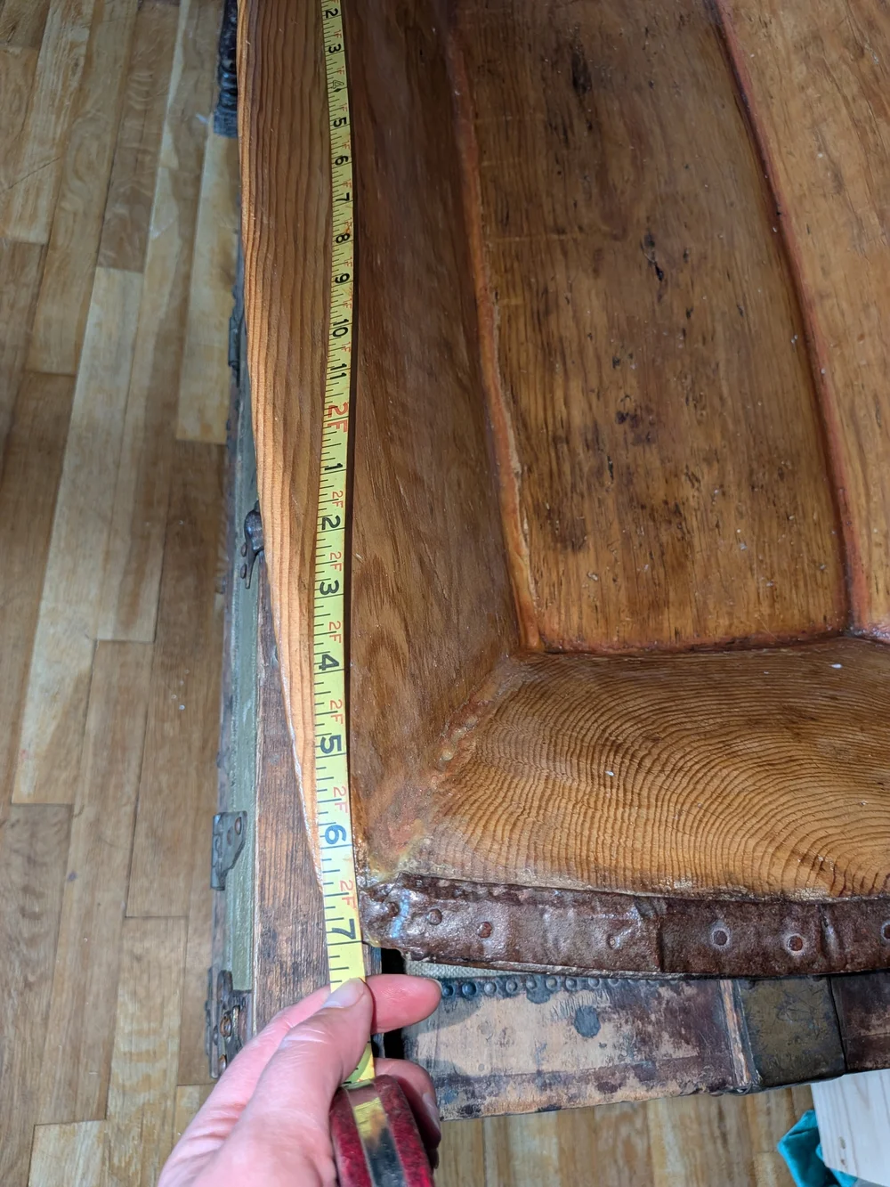 STUNNING ANTIQUE Wooden Dough Bowl